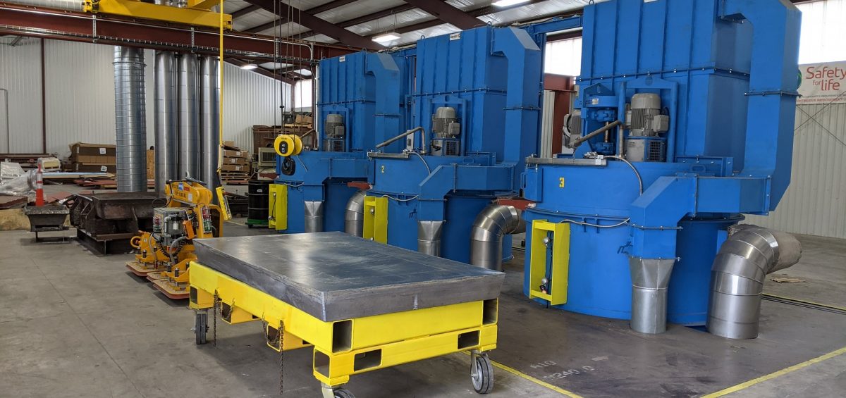 lead casting plant installed by Inprotec at Nelcos Houston production facility landscape